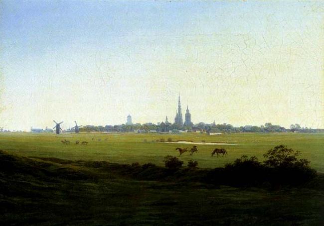 Caspar David Friedrich Meadows near Greifswald